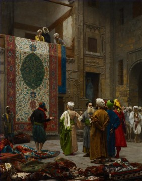 El comerciante de alfombras Jean Leon Gerome Los árabes Pinturas al óleo